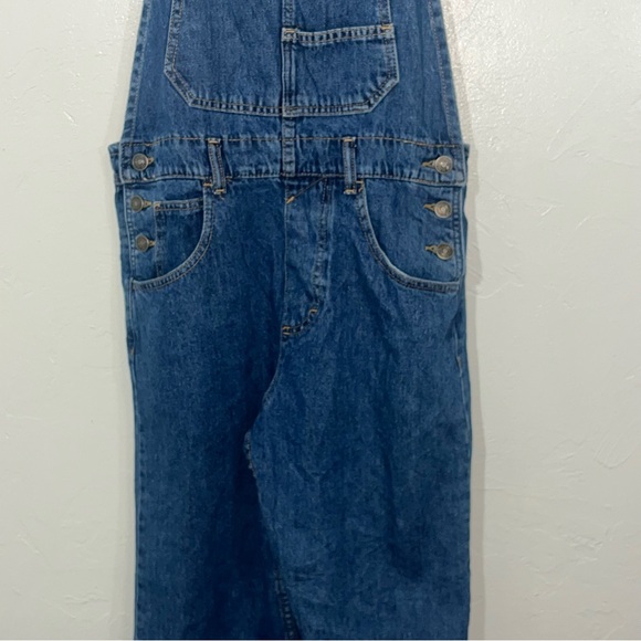 Free People We the Free Ziggy Slouchy Denim Overall Jeans Size S - Picture 5 of 13